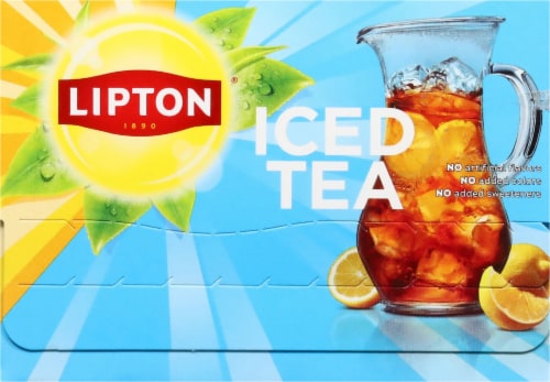 Lipton® Unsweetened Black Iced Tea Bags Perspective: bottom