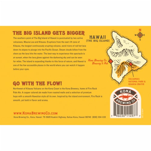 Kona Brewing Co. Fire Rock Pale Ale Perspective: bottom