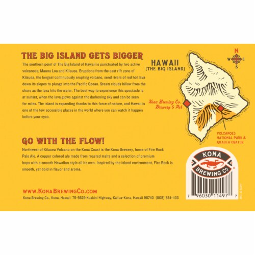 Kona Brewing Co. Fire Rock Pale Ale Perspective: bottom