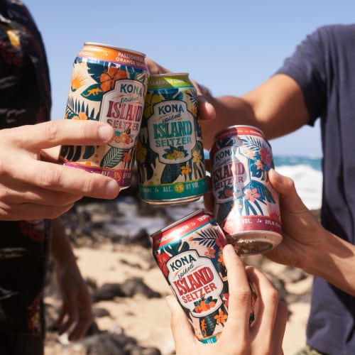 Kona Spiked Island Seltzer Variety Pack Hard Seltzer Perspective: bottom