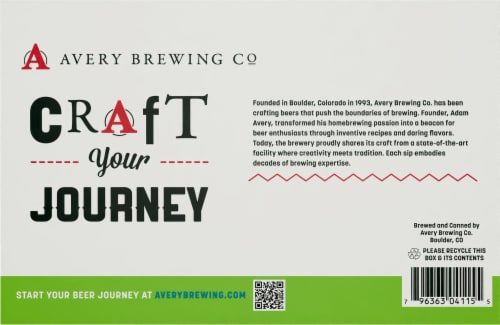 Avery Brewing Seasonal Craft Beer Cans Perspective: bottom