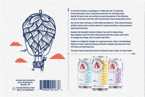 Avery Brewing Co Clear Horizons Bright IPA Craft Beer Perspective: bottom