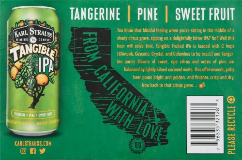 Karl Strauss Brewing Company Tangible Fruited IPA Perspective: bottom