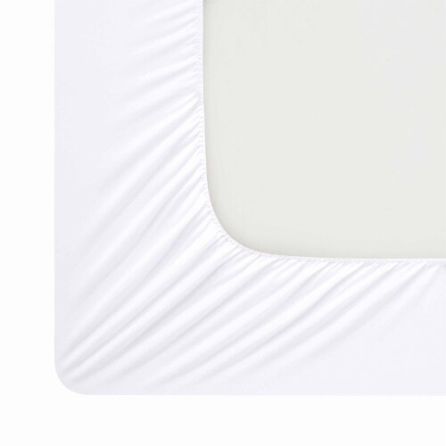 Peace Nest Cooling Mattress Pad 18 Inch Deep Pocket Twin Full Queen King Size White King Perspective: bottom