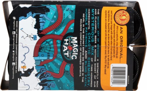 Magic Hat Brewing Company® #9 Not Quite Pale Ale Beer Perspective: bottom