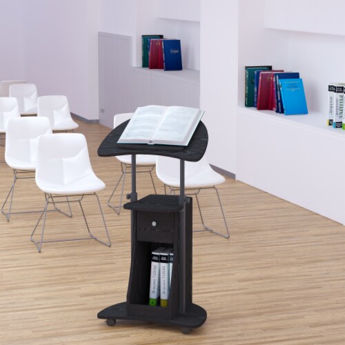 Adjustable Laptop Notebook Desk Computer PC Table Office Home Storage Black Perspective: bottom