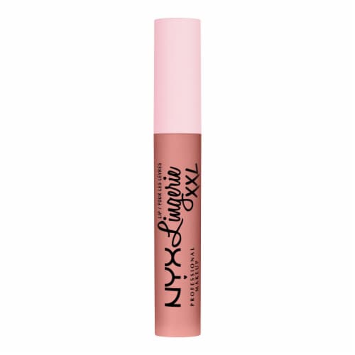 NYX Professional Makeup Lip Lingerie XXL Matte Liquid Lipstick 01 Undressd Perspective: bottom