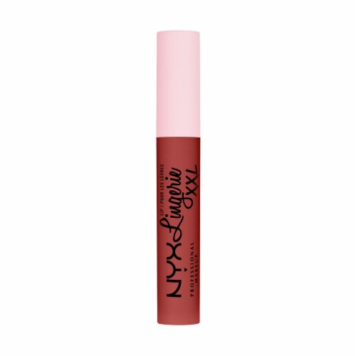 NYX Professional Makeup Lip Lingerie XXL Matte Liquid Lipstick 07 Warm Up Perspective: bottom