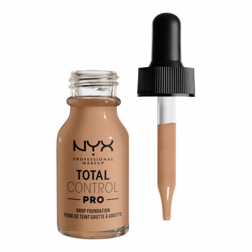 NYX Professional Makeup Total Control Pro Drop Foundation 12 Classic Tan Perspective: bottom