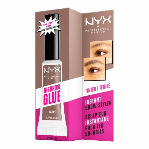 NYX Professional Makeup The Brow Glue 02 Taupe Perspective: bottom