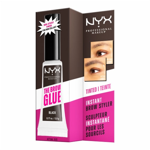 NYX Professional Makeup The Brow Glue 05 Black Perspective: bottom