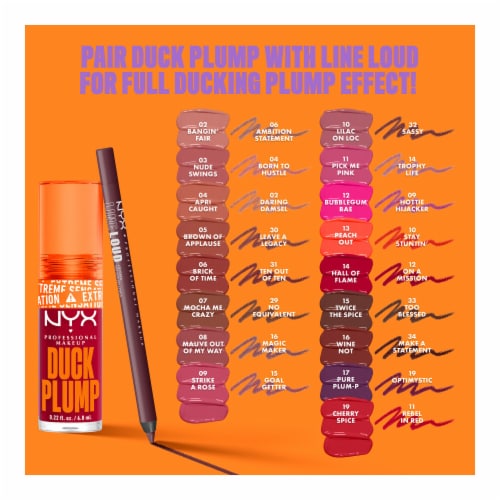 NYX Professional Makeup Duck Plump Lip Gloss 02 Bangin Bare Perspective: bottom