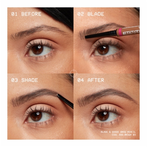 NYX Professional Makeup Blade and Shade Nano Brow Pencil 04 Taupe Perspective: bottom