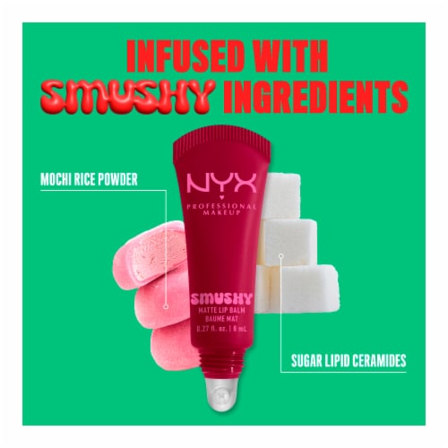 NYX Professional Makeup Smushy Lip Balm Matte Finish 11 Squeeze N' Sizzle Perspective: bottom