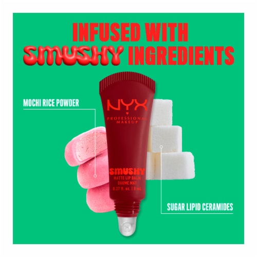 NYX Professional Makeup Smushy Lip Balm Matte Finish 07 Swipe 2 Smooth Perspective: bottom
