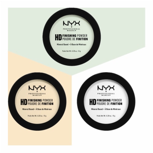 NYX Professional Makeup HD Finishing Powder 1 Translucent Perspective: bottom