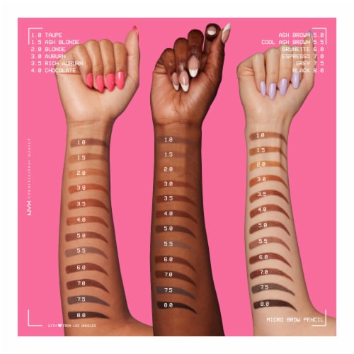NYX Professional Makeup Micro Brow Pencil 7 Espresso Perspective: bottom