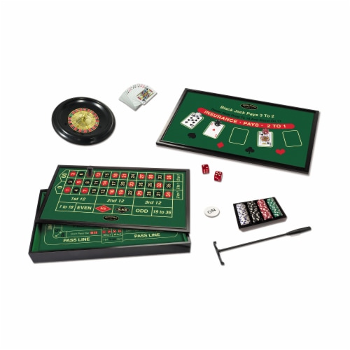 Front Porch Classics 4-in-1 Casino Game Set Perspective: bottom
