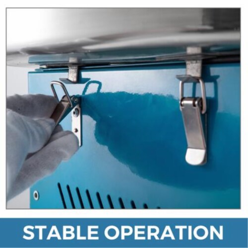 Electric Cotton Candy Machine Commercial Sugar Floss Maker With Cart Blue Ss Perspective: bottom