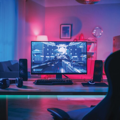 Monster® Sound Reactive LED Light Strip Perspective: bottom