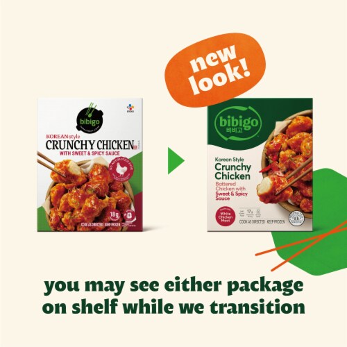 Bibigo Korean Style Sweet & Spicy Crunchy Style Chicken Perspective: bottom