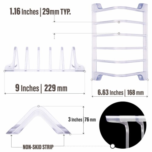 Prosumers Choice 5 Device Universal Tablet & Smartphone Charging Stand - Clear Perspective: bottom