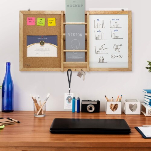 Prosumer's Choice Board Combo Whiteboard & Corkboard, Small