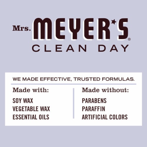 MRS MEYERS CLEAN DAY Scented Soy Candle Lavender Perspective: bottom