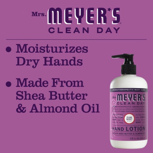 MRS MEYERS CLEAN DAY Hand Lotion Plum Berry Perspective: bottom
