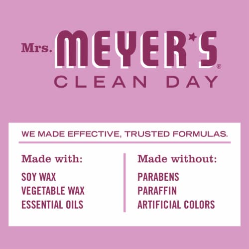Mrs. Meyer's Clean Day® Peony Large Soy Jar Candle Perspective: bottom