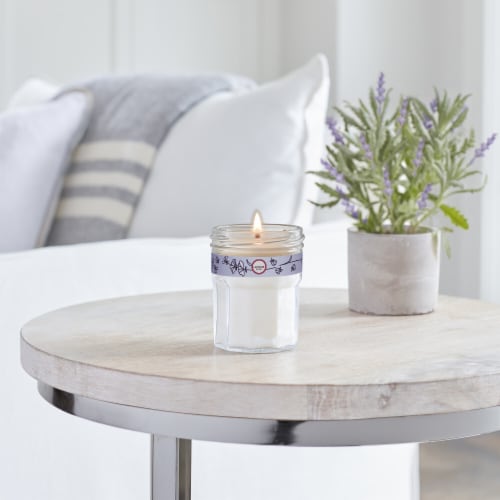 Mrs. Meyer's Clean Day Lavender Scent Scented Soy Candle Perspective: bottom