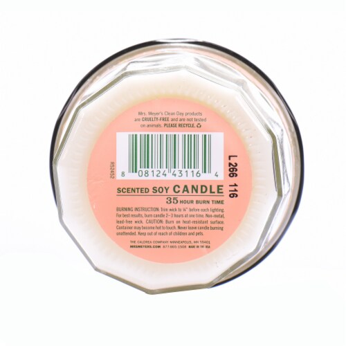 Mrs. Meyer's Geranium Soy Candle Perspective: bottom