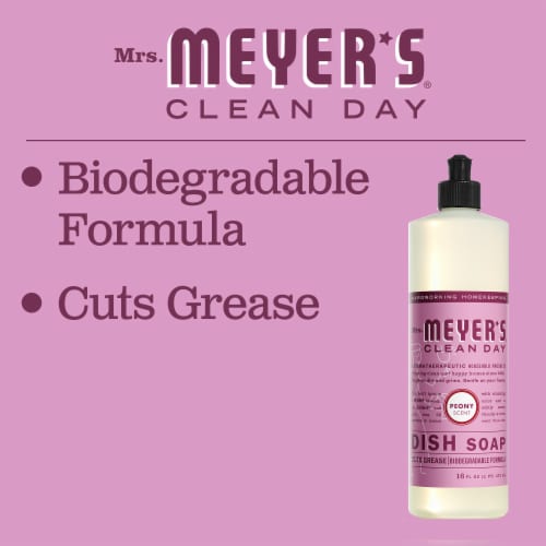 Mrs. Meyer's® Clean Day Peony Dish Soap Perspective: bottom