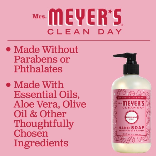 MRS MEYERS CLEAN DAY Liquid Hand Soap Peppermint Perspective: bottom