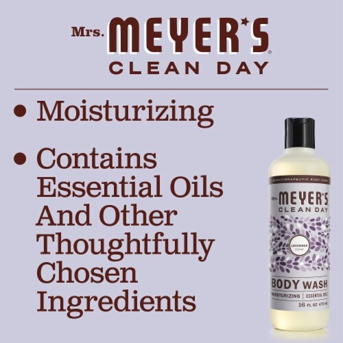 MRS MEYERS CLEAN DAY Body Wash Plum Lavender Perspective: bottom
