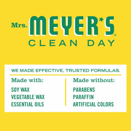 MRS MEYERS CLEAN DAY Scented Soy Candle Honeysuckle Perspective: bottom