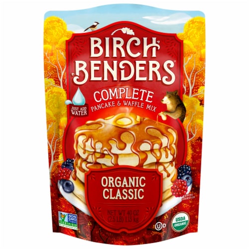 Birch Benders Organic Classic Pancake & Waffle Mix, 40oz Perspective: bottom