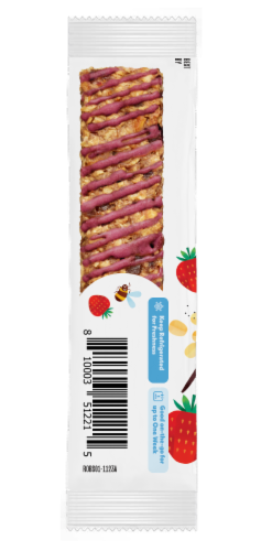Once Upon a Farm® Strawberry Oat Bar Perspective: bottom