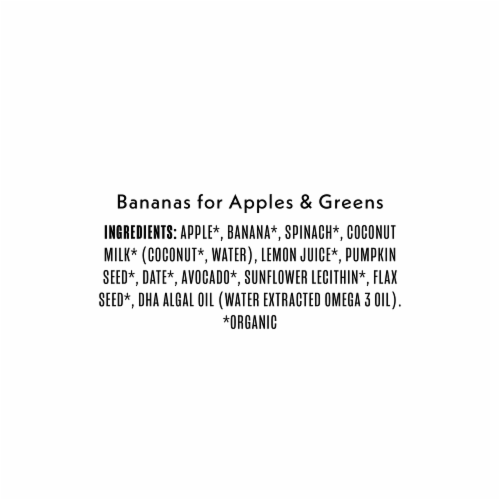 Once Upon a Farm™ Go-Go Greens Dairy Free Smoothie Pouch Perspective: bottom
