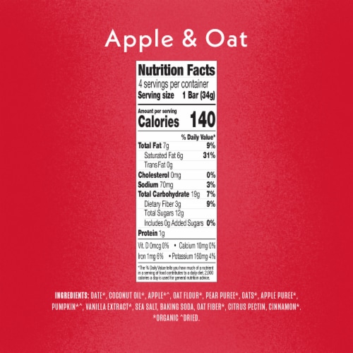Once Upon a Farm™ Apple & Oat Soft-Baked Bars Perspective: bottom