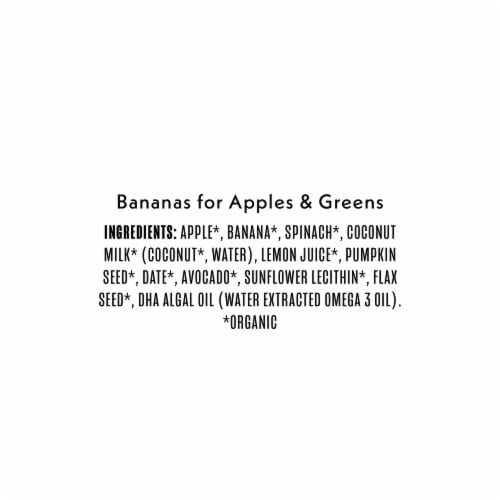 Once Upon a Farm™ Smart Blend Bananas for Apples and Greens Organic Snack Pouch Perspective: bottom