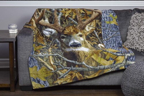 Deer fleece blanket outlet