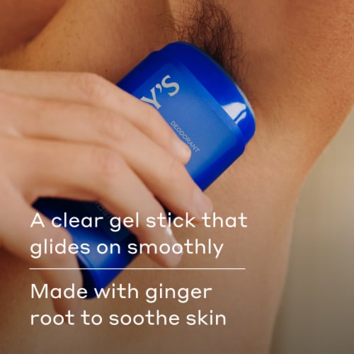 Harry's Men Odor Control Deodorant Stick Stone Aluminum Free Perspective: bottom