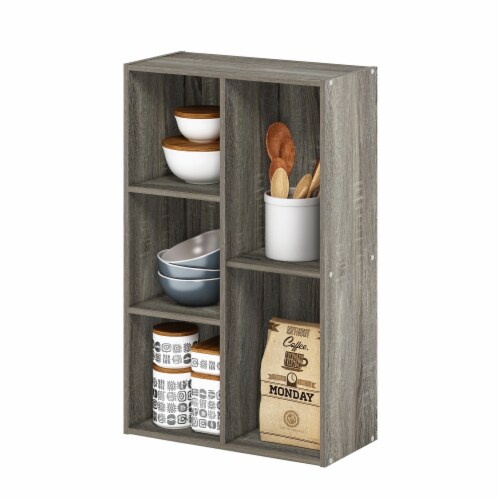 Furinno Luder 5Cube No Tool Assembly Open Shelf, French Oak, 0 Kroger