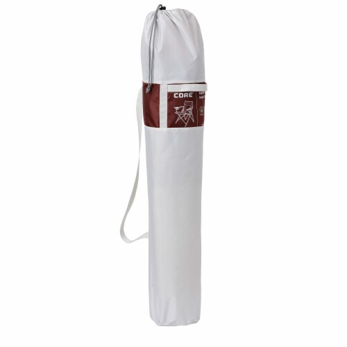 Core Portable Outdoor Camping Folding Chair with Carrying Storage Bag, Wine Perspective: bottom