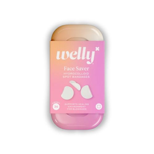 Welly® Face Saver Clear Spot Bandages Perspective: bottom
