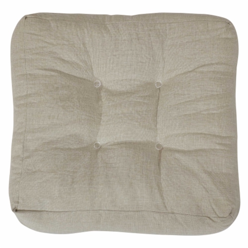 Sunnydaze Outdoor Square Olefin Tufted Seat Cushions Beige Set