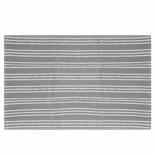 Wrapables 100% Cotton Kitchen Dish Towels (Set of 3), Gray Perspective: bottom