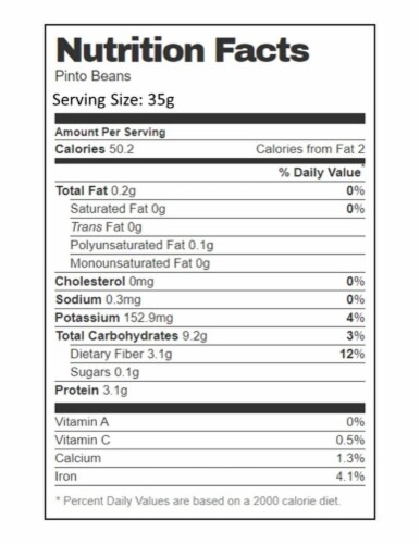 Aiva Pinto Bean 4 lb Perspective: bottom