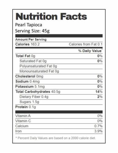 Aiva Sabudana (Indian Tapioca) 4 lb Perspective: bottom